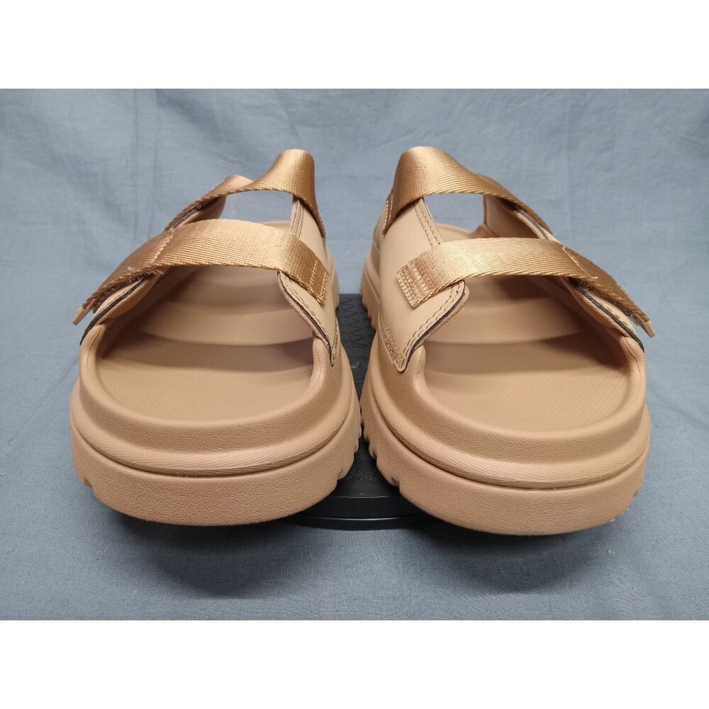 UGG Girls K Goldenglow Slide Slip-on Dark Brown Sand Size 6 NEW IN BOX! - Picture 3 of 13